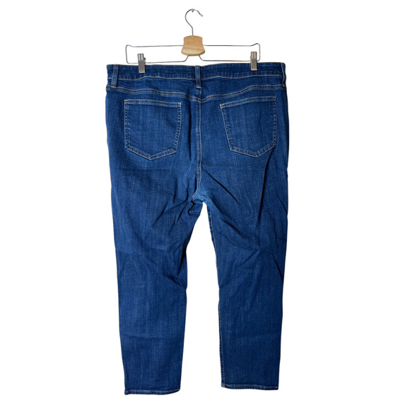 Chico's Plus 16R So Slimming Girlfriend Slim Ankle Dark Blue Jeans - Picture 6 of 8